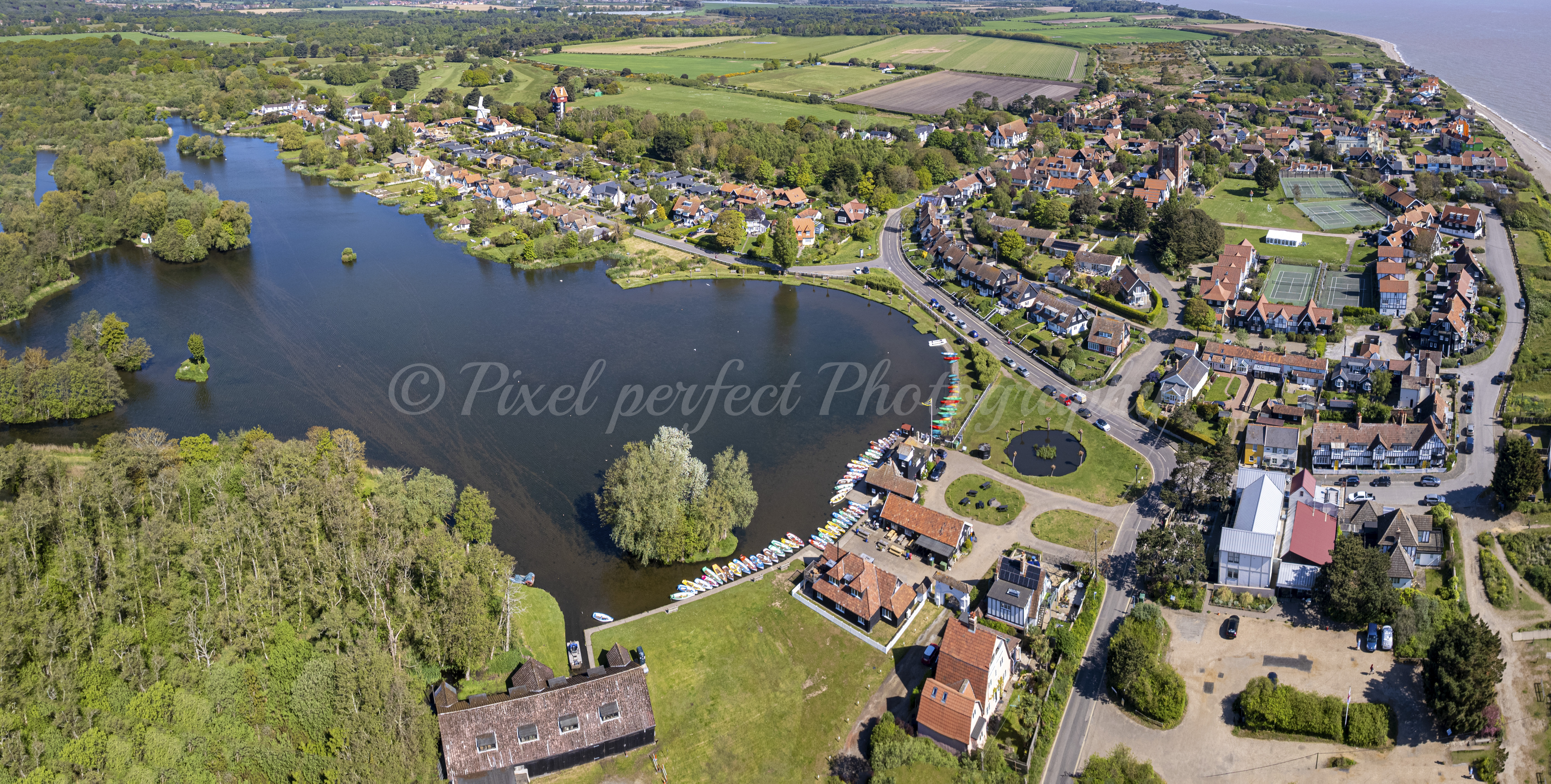 Aerial Photo of Thorpeness