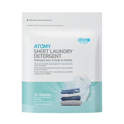 „Atomy“ 3-in-1 lakštinių skalbiklių ploviklis