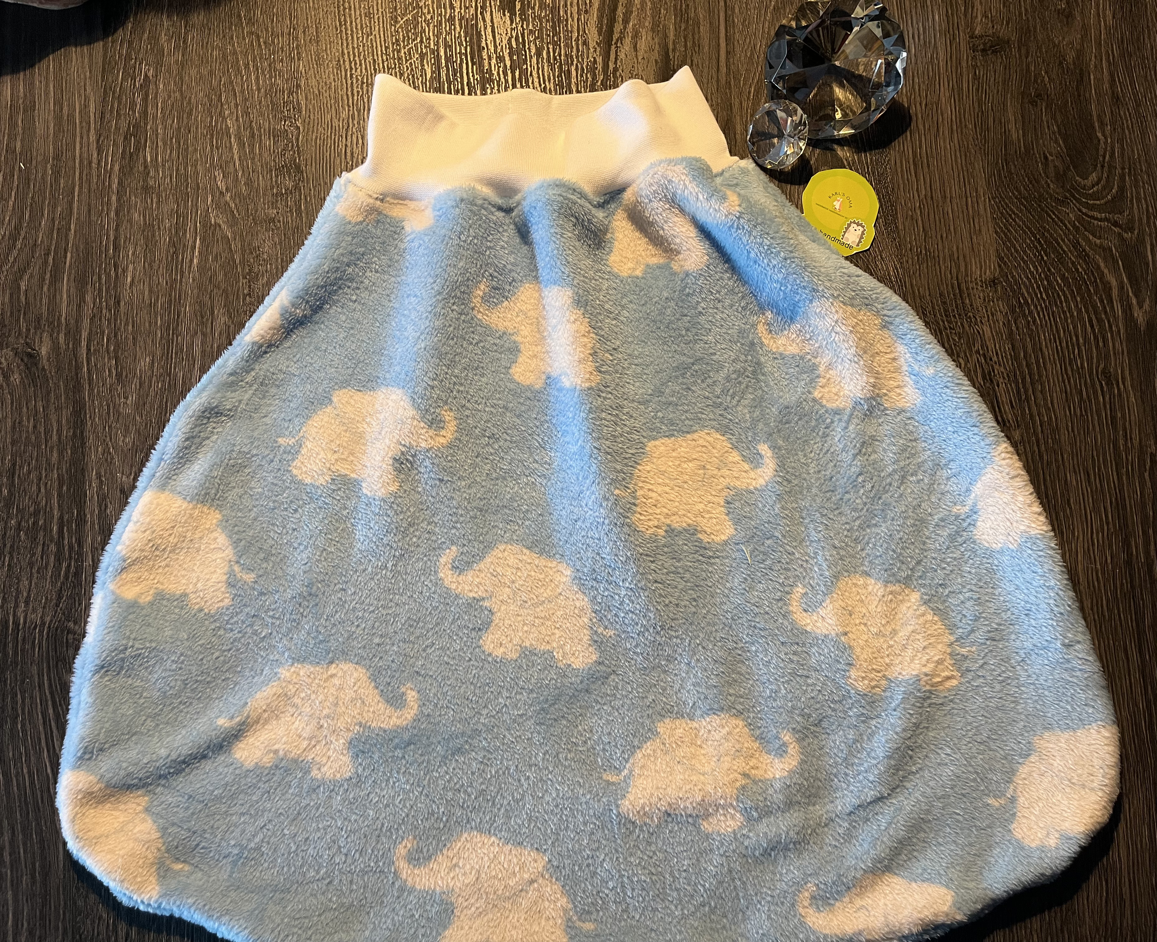 Warmer Strampelsack aus Kuschelfleece