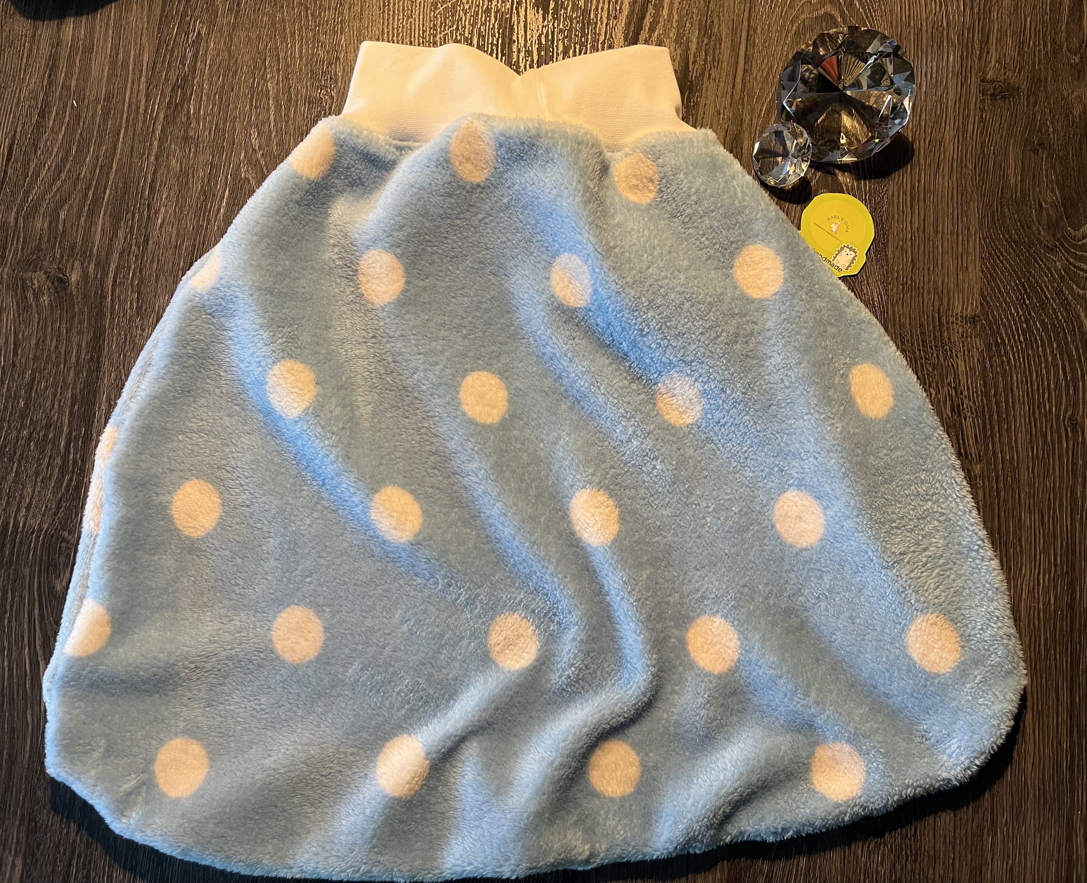 Warmer Strampelsack aus Kuschelfleece