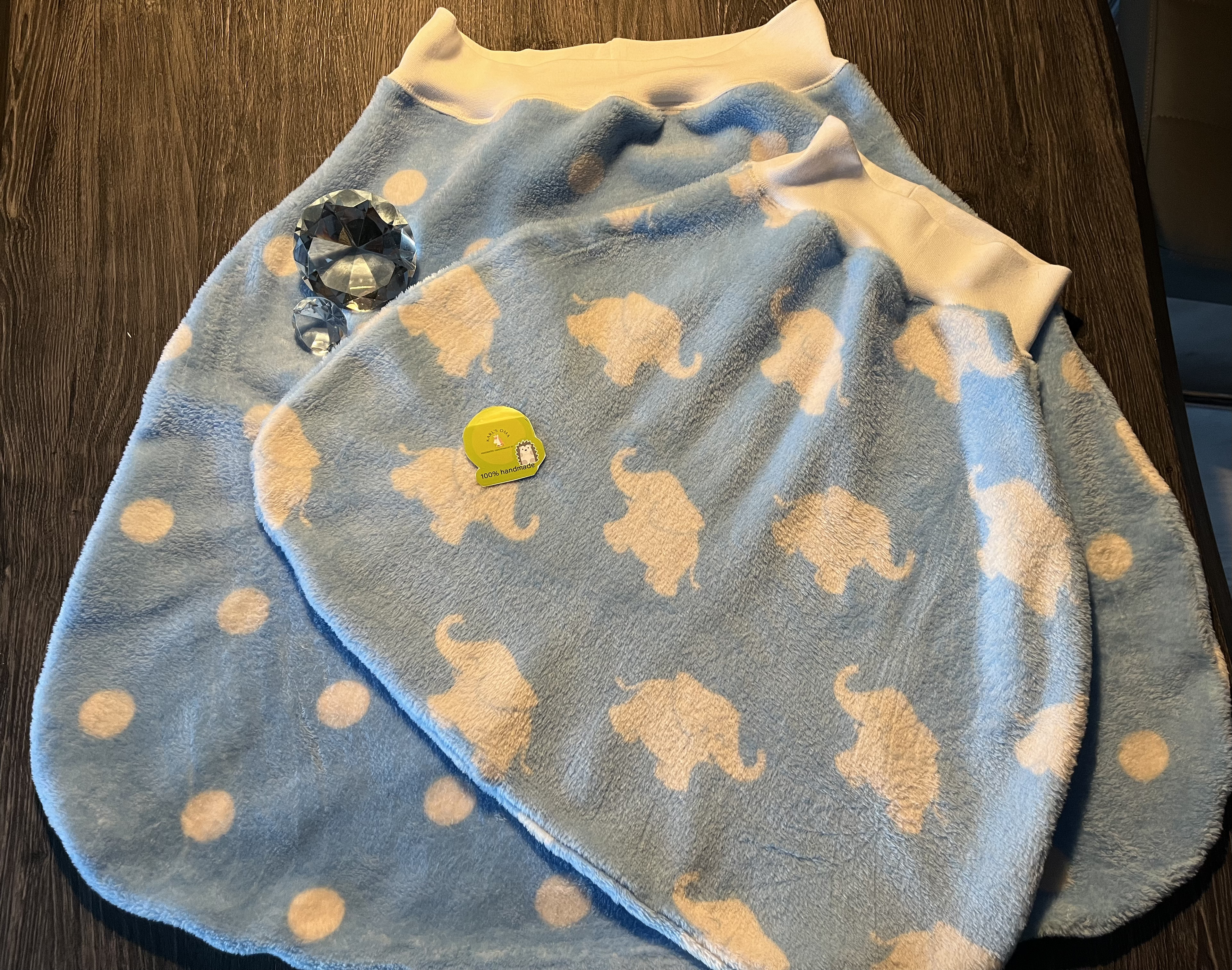 Warmer Strampelsack aus Kuschelfleece
