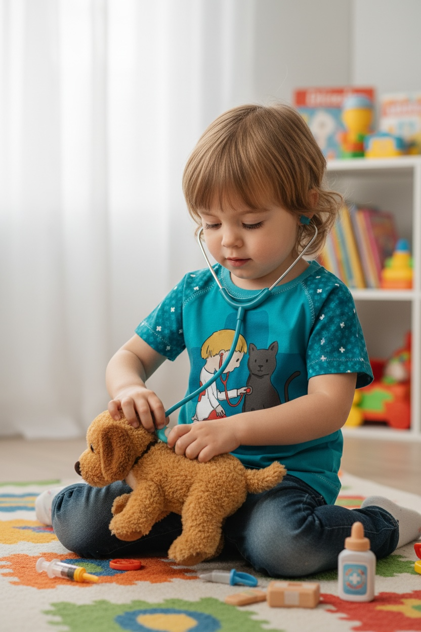 Kinder-T-Shirt Tierarzt