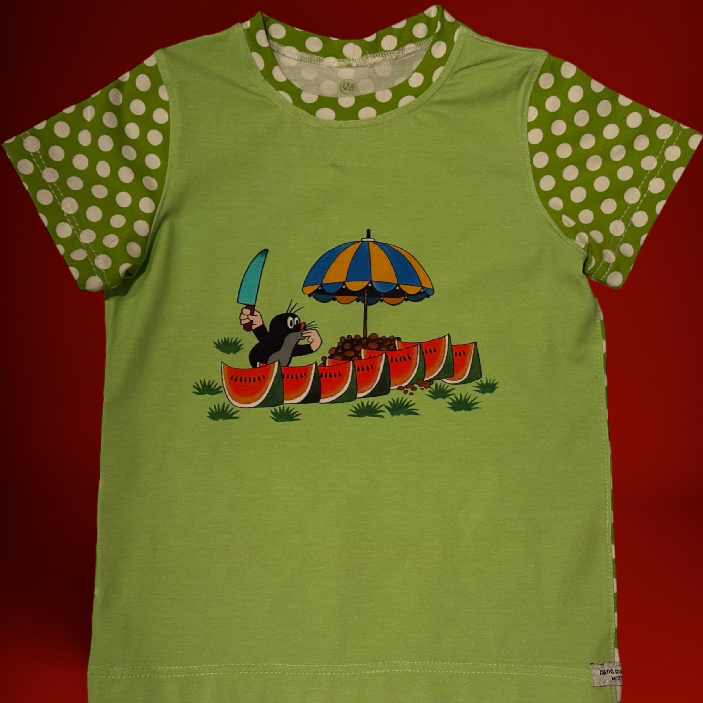 T-Shirt mit dem beliebten Maulwurf Pauli