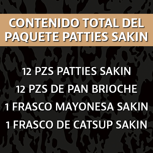 PAQUETE PATTIES SAKIN