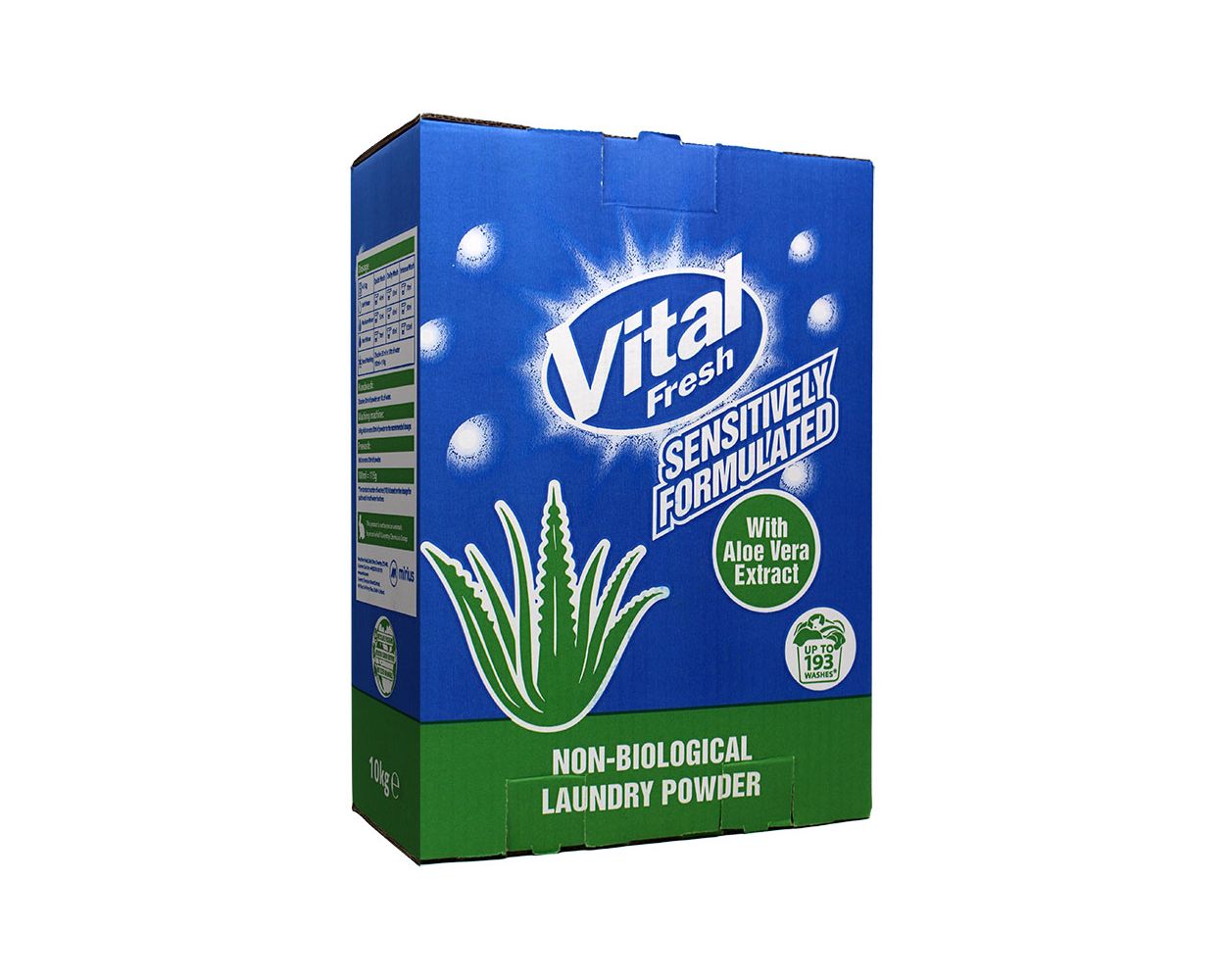 Vital Fresh Aloe Vera Non-Bio Laundry Powder 10kg - S6
