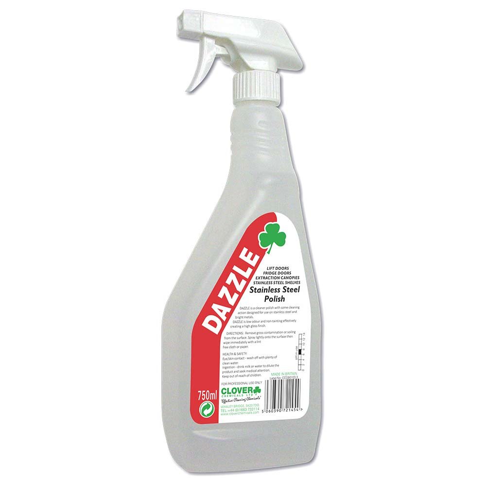 Stainless Steel Cleaner/Polish (Dazzle) (6 x 750ml) - 715