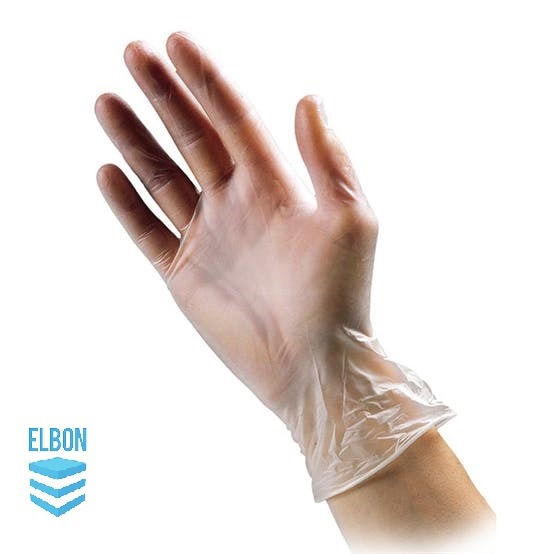 Clear Vinyl Powder-Free Gloves (Pack of 100) - Sizes - S, M, L & XL
