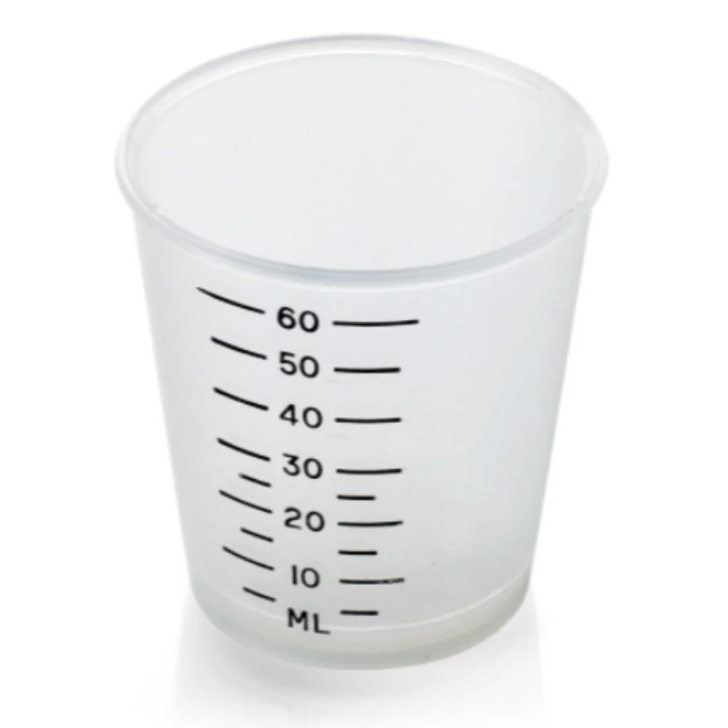 UHS Polypropylene Measure 60ml (Pack of 50) - UN504