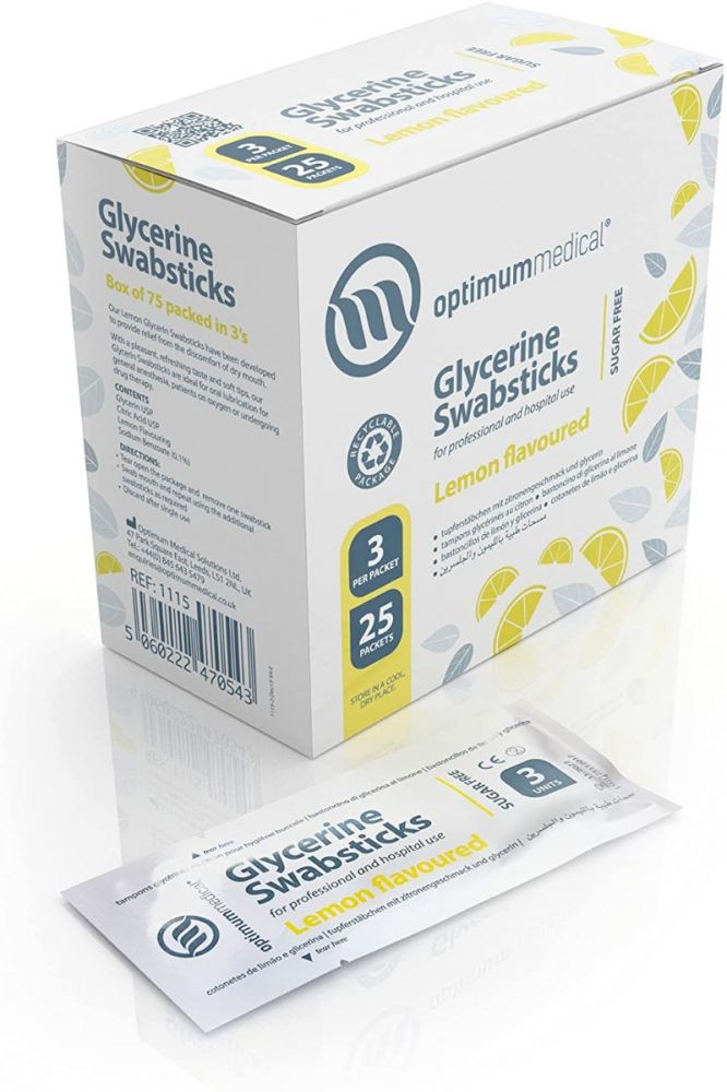 Lemon Glycerin Swabstick 3S (25) - UNW16225