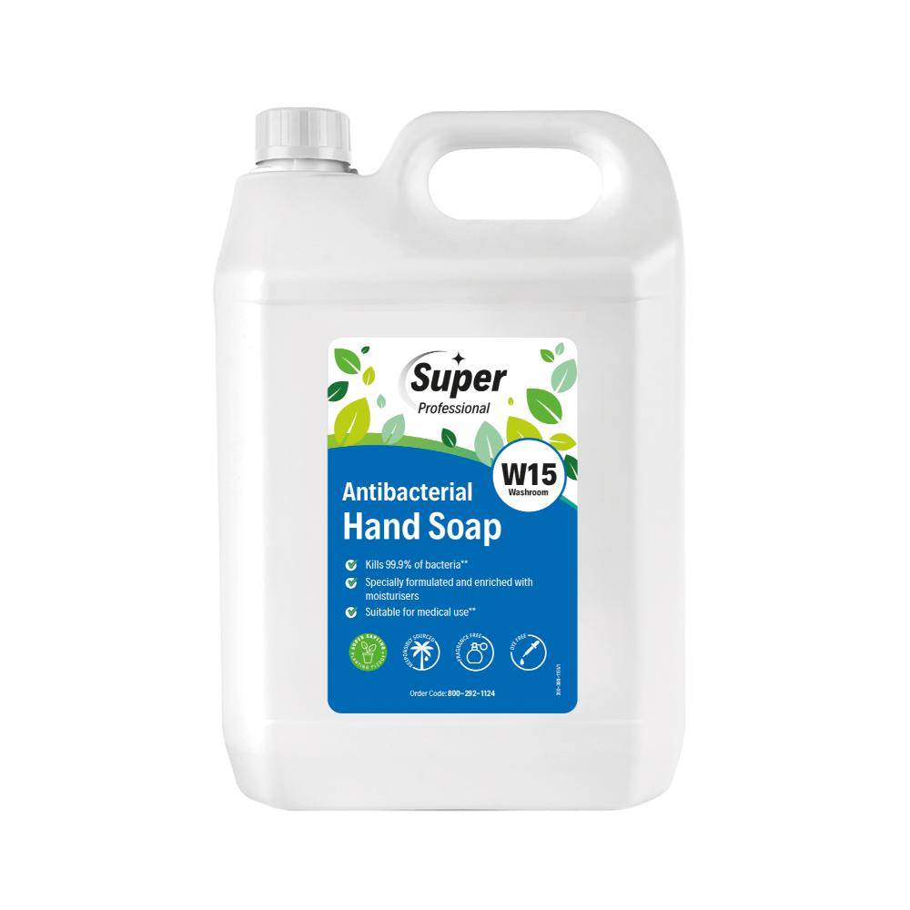Antibacterial Hand Soap - Unperfumed - 5L - W15