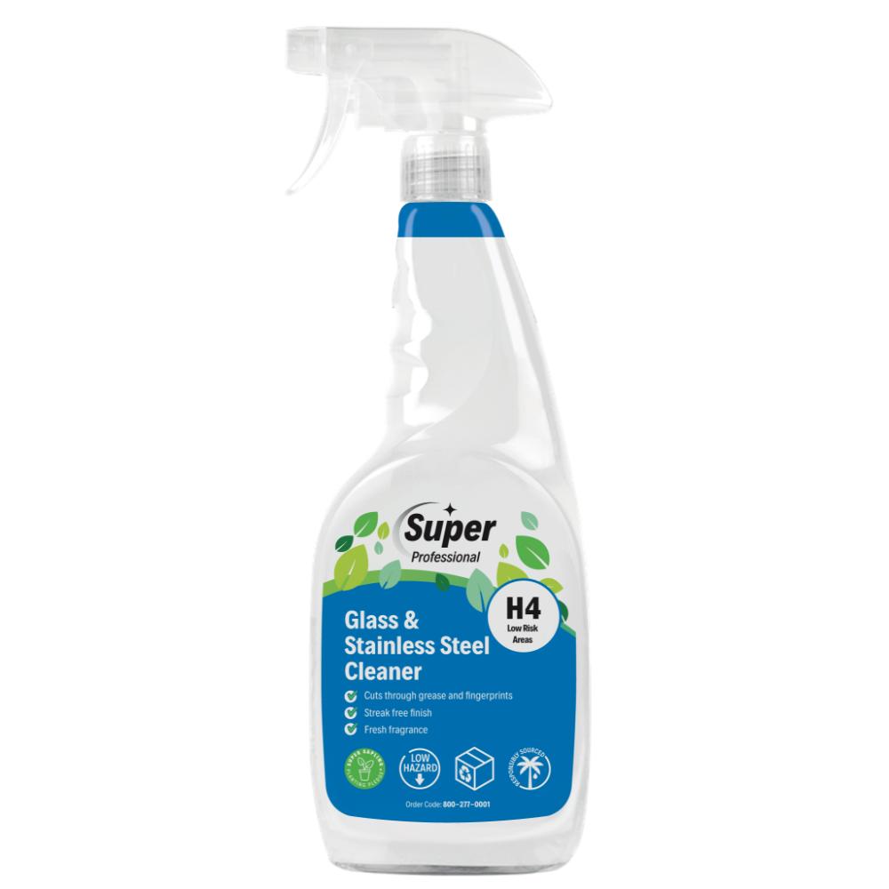 Glass & Stainless Steel Cleaner (6 x 750ml) - H4