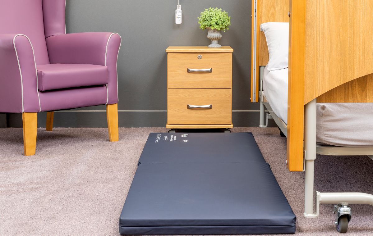 Alertamat Crash Mat with Wireless Nurse Call Alert - W-ACM-T