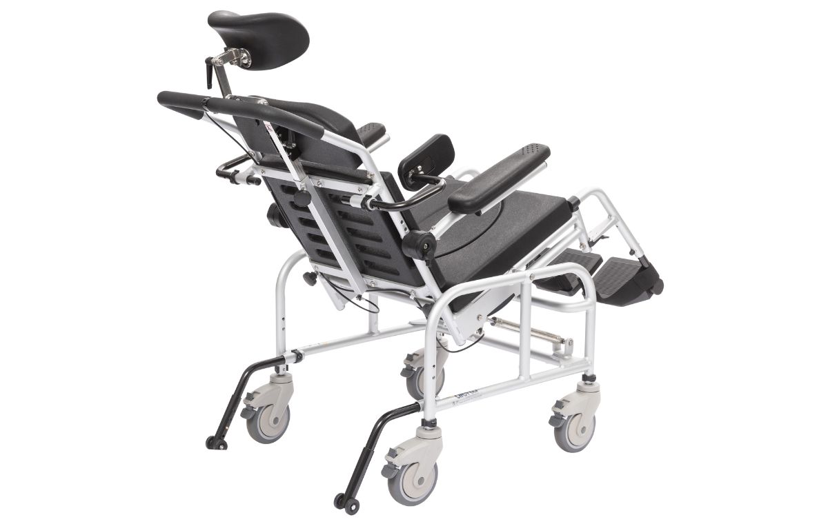 Alerta Aqua Tilt-In-Space Hi-Lo Shower Commode Chair - ALT-SC350