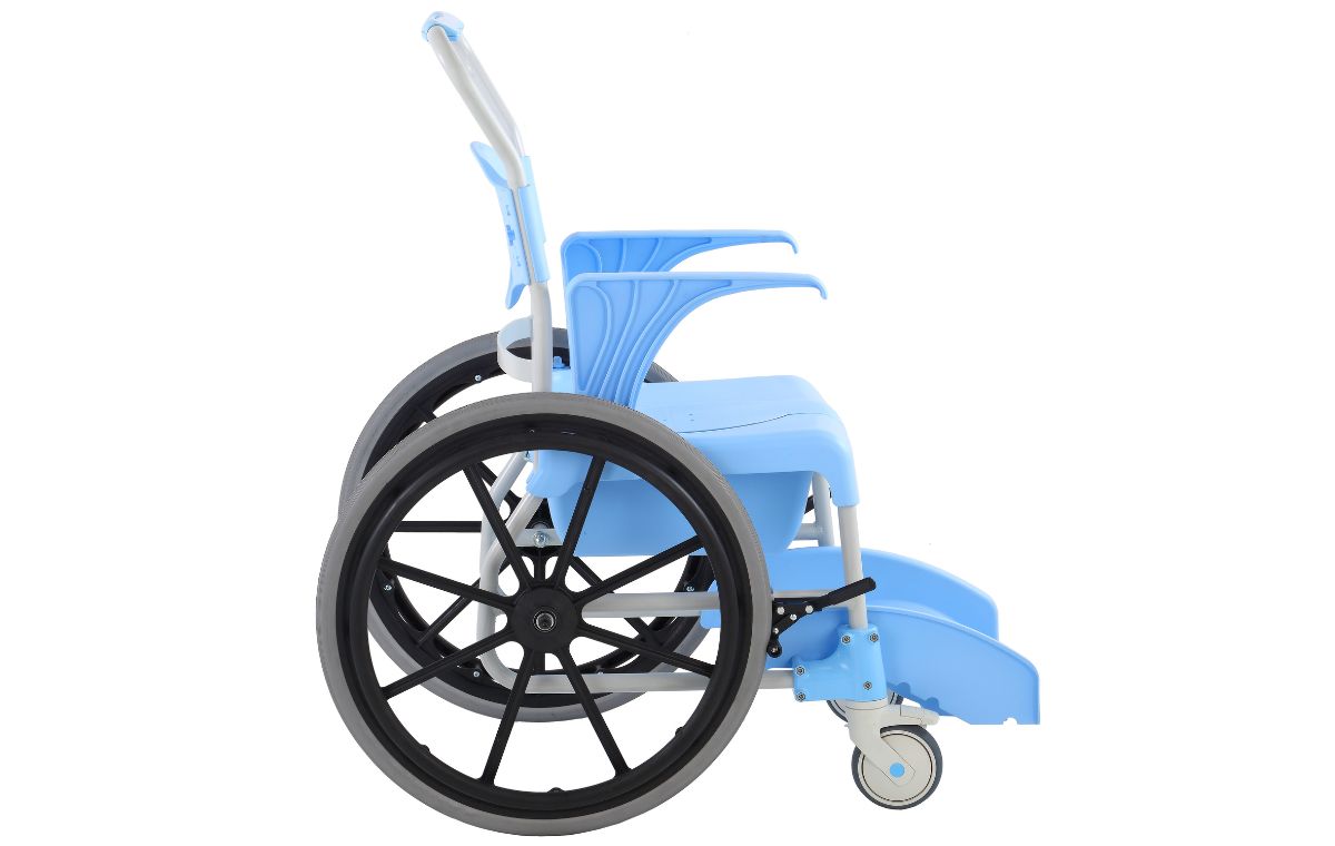 Alerta Aqua Shower Commode Chair, Self-Propelled - ALT-SC150/SP