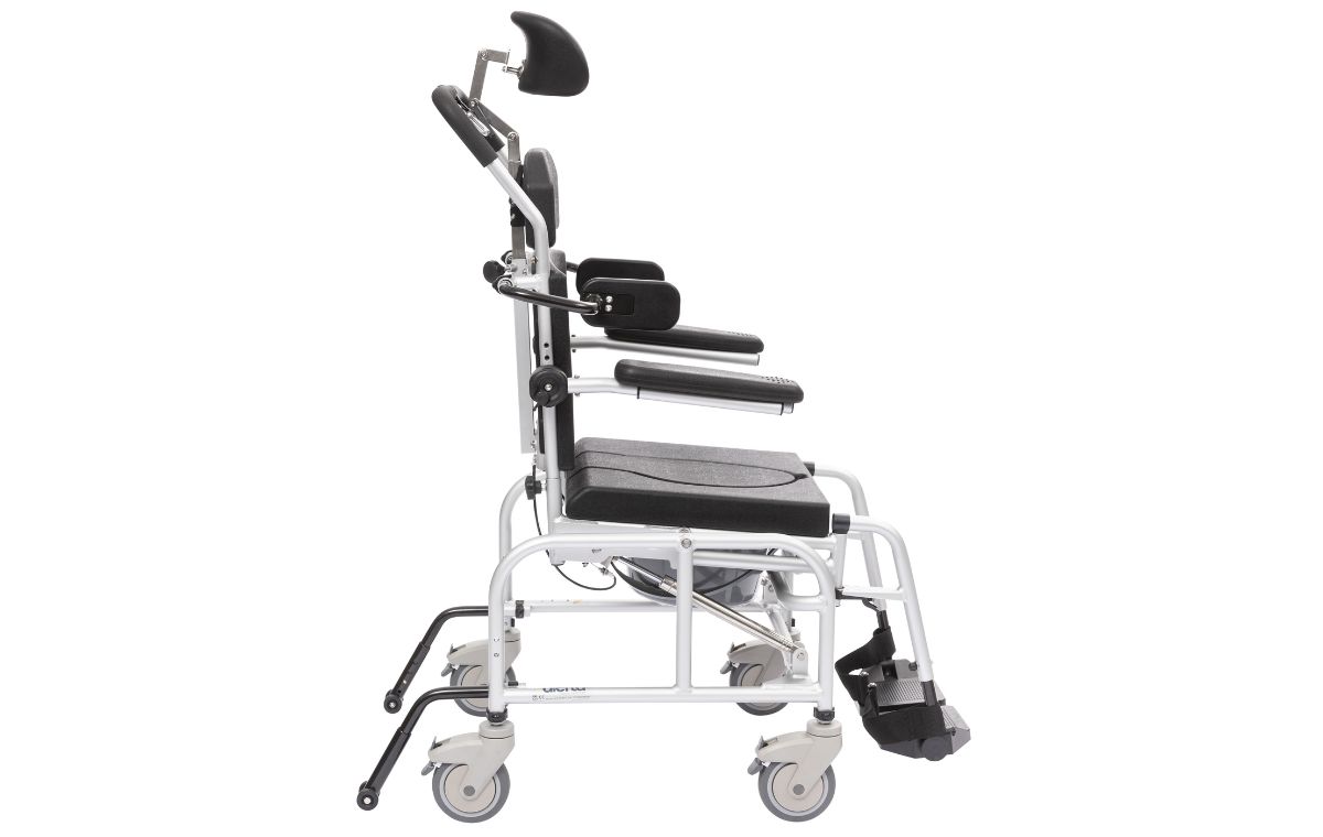 Alerta Aqua Tilt-In-Space Hi-Lo Shower Commode Chair - ALT-SC350