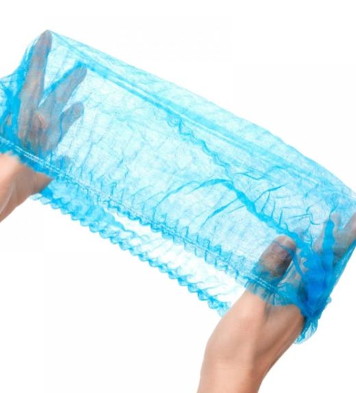 Disposable Breathable Mob Caps Hair Cover - Blue - MOB-B