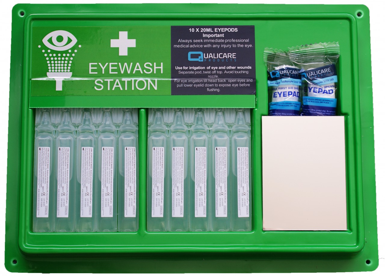 Eye Pod Station - 10 Pods - Mirror + Sign - QE0731