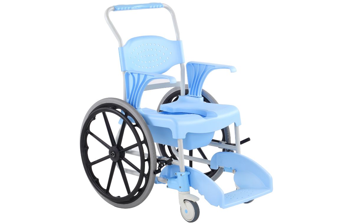 Alerta Aqua Shower Commode Chair, Self-Propelled - ALT-SC150/SP