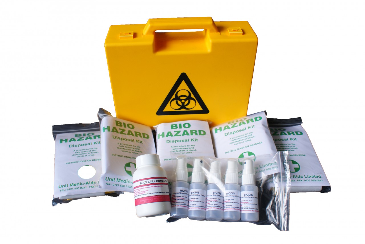 Biohazard disposal kit – 5 applications in box - QI0431