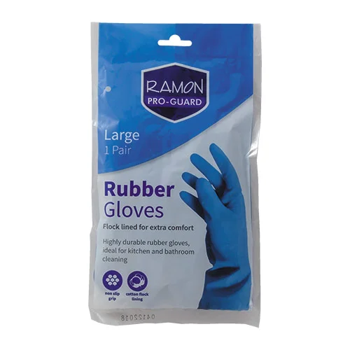 Janitorial Colour Coded Cleaning Rubber Gloves