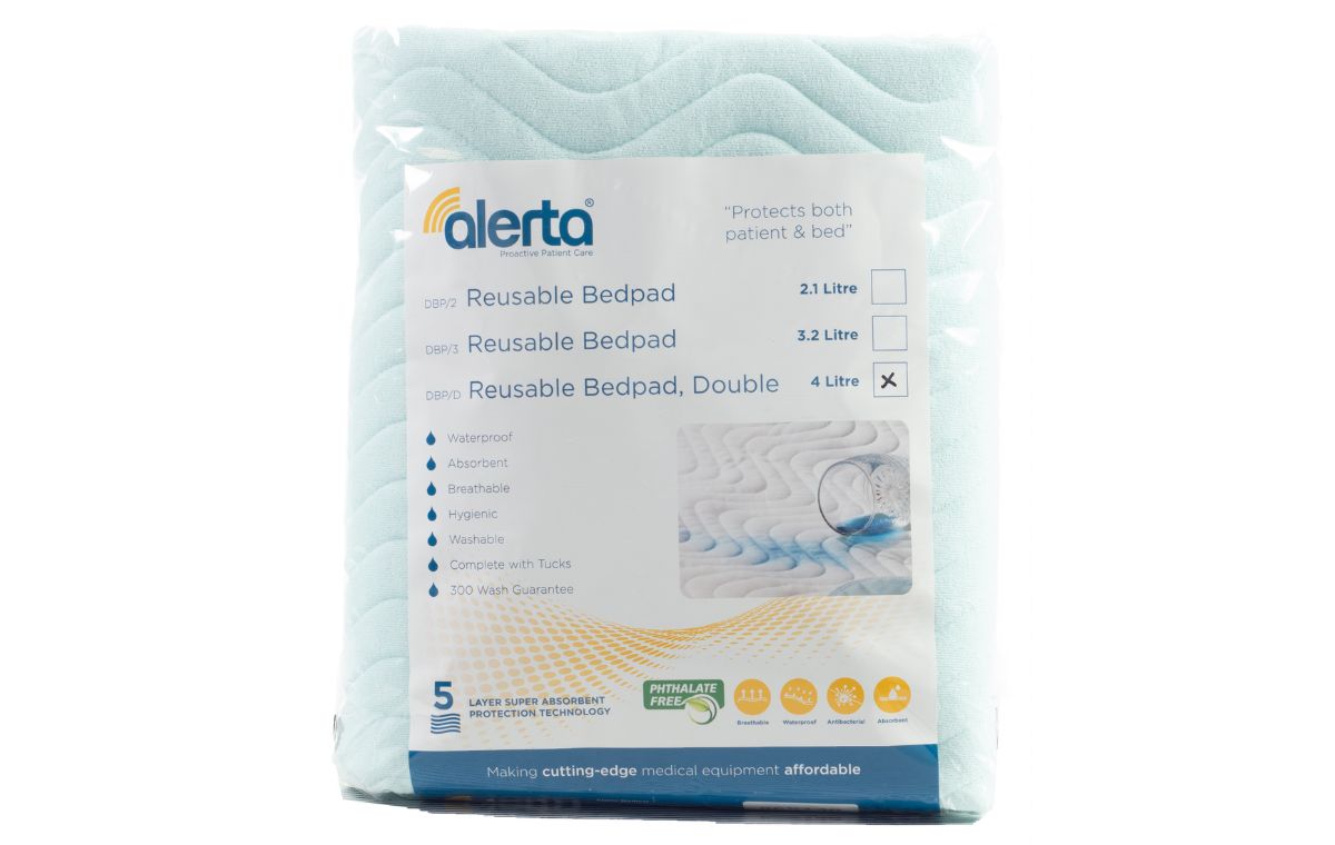 Alerta Washable Incontinence Double Bed Pad, 4 Litre - DBP/D