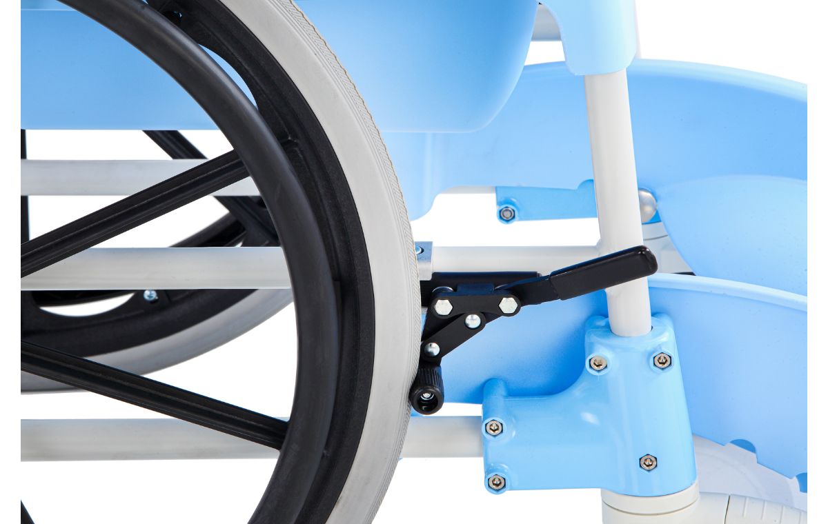 Alerta Aqua Shower Commode Chair, Self-Propelled - ALT-SC150/SP
