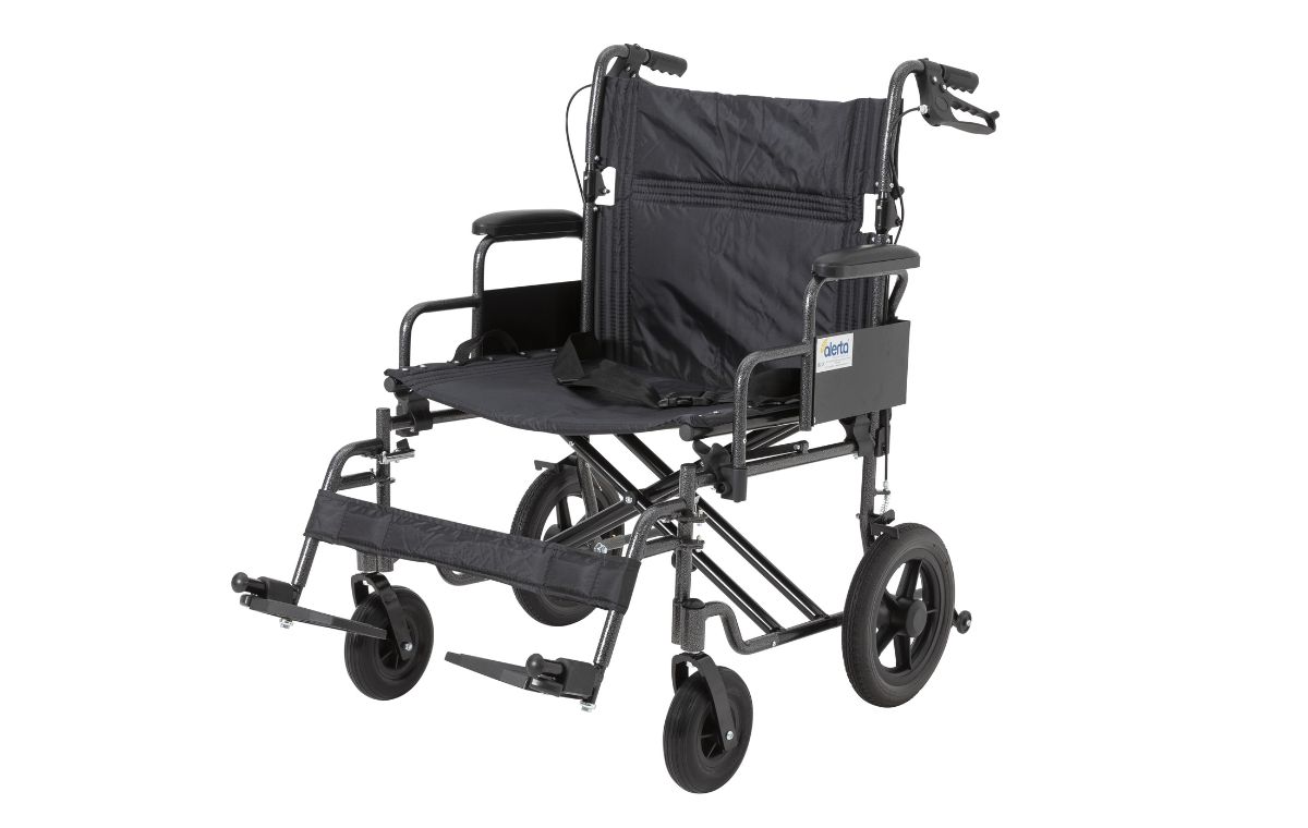 Alerta Car Transit Wide Heavy-Duty Aluminium Wheelchair - ALT-1100/WHD