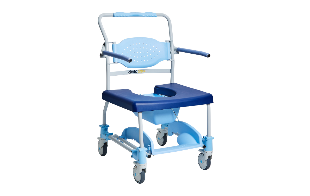 Alerta Aqua Shower Commode Chair, Bariatric - ALT-SC250
