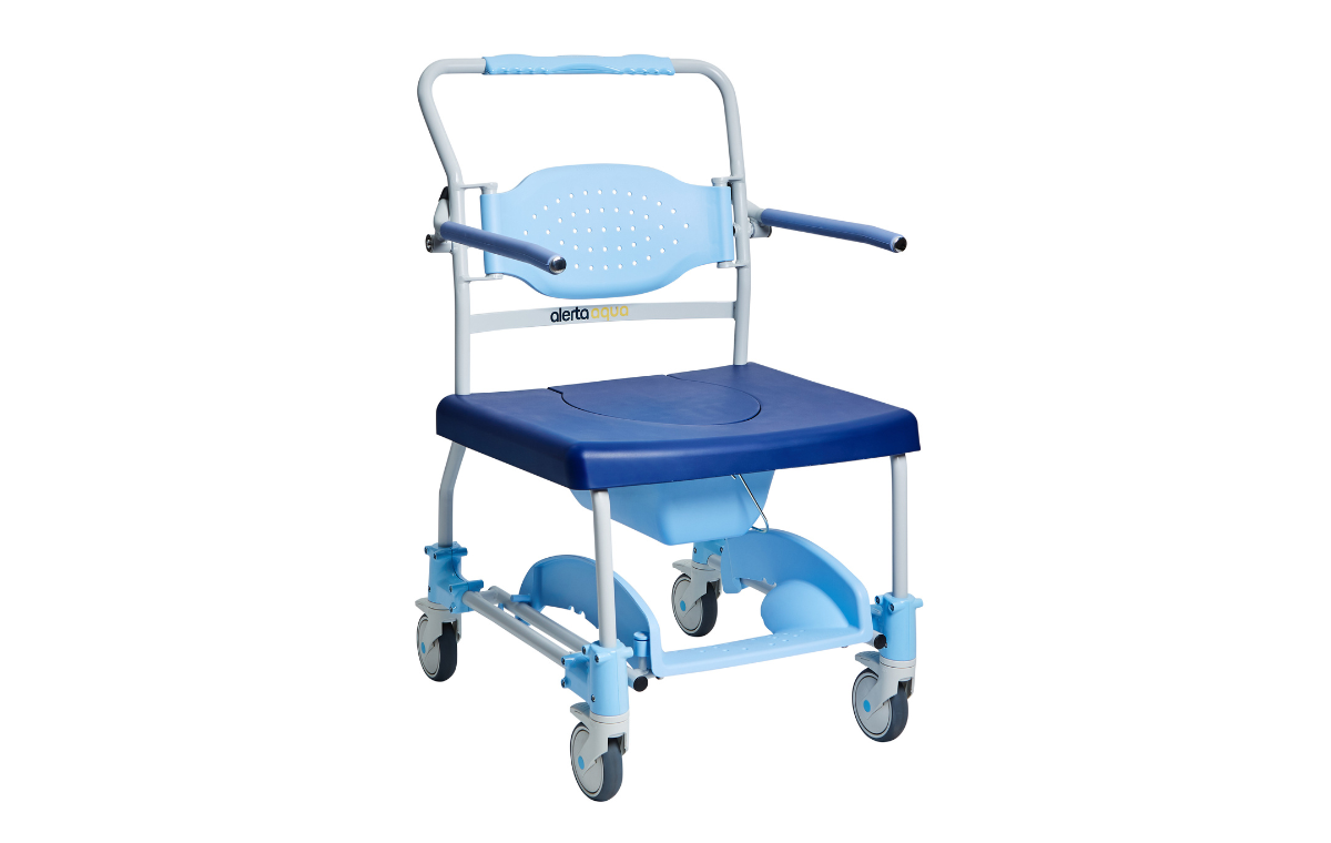 Alerta Aqua Shower Commode Chair, Bariatric - ALT-SC250