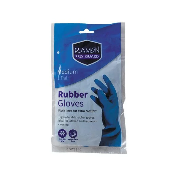 Janitorial Colour Coded Cleaning Rubber Gloves
