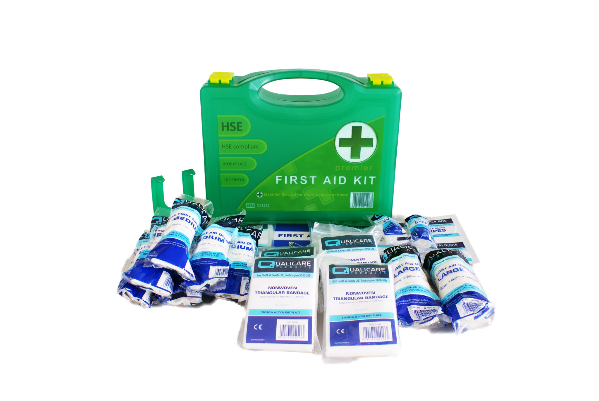 FIRST AID KIT HSE 1-10 PERSON WITH BANDAGES - QF1111