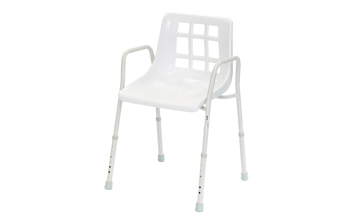 Alerta Stationary Shower Chair, Adjustable Height - ALT-BE005