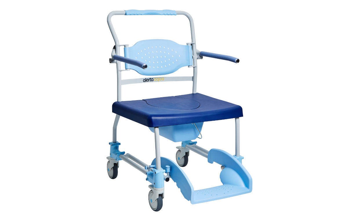 Alerta Aqua Shower Commode Chair, Bariatric - ALT-SC250