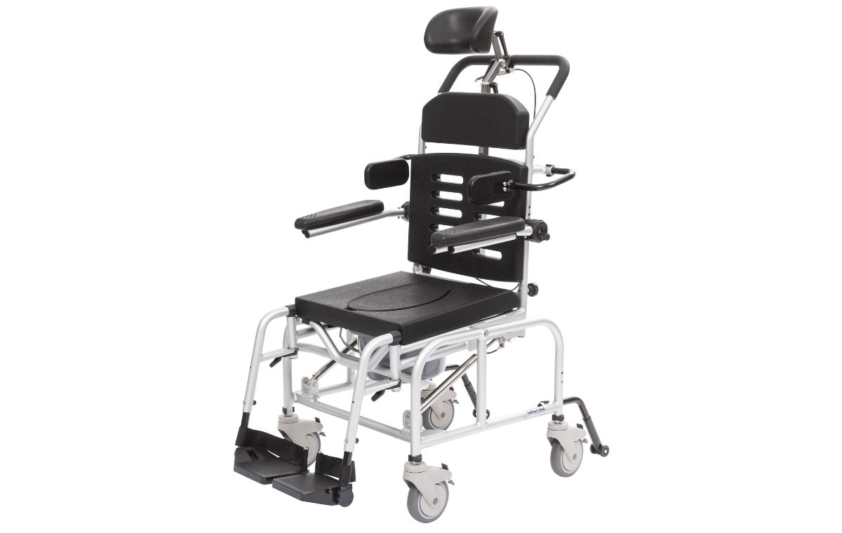 Alerta Aqua Tilt-In-Space Hi-Lo Shower Commode Chair - ALT-SC350