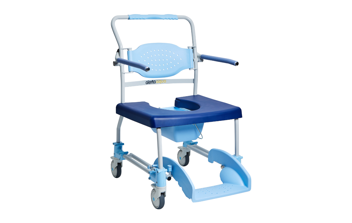 Alerta Aqua Shower Commode Chair, Bariatric - ALT-SC250