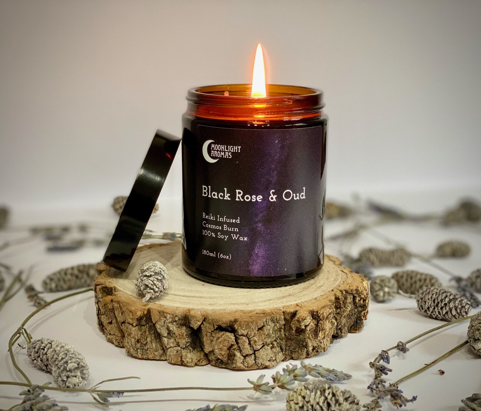 Black Rose & Oud Soy Candle