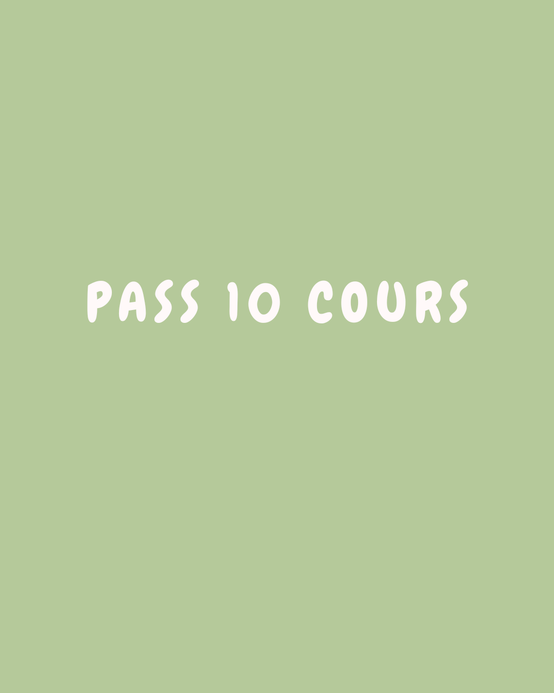 Pass 10 cours