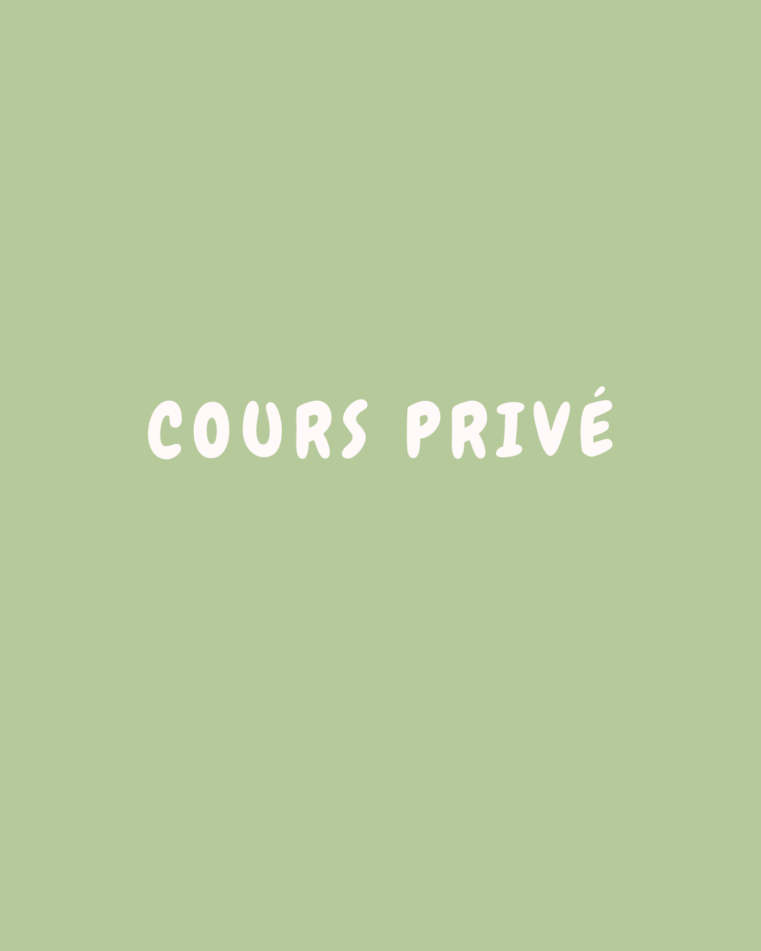 Cours privé