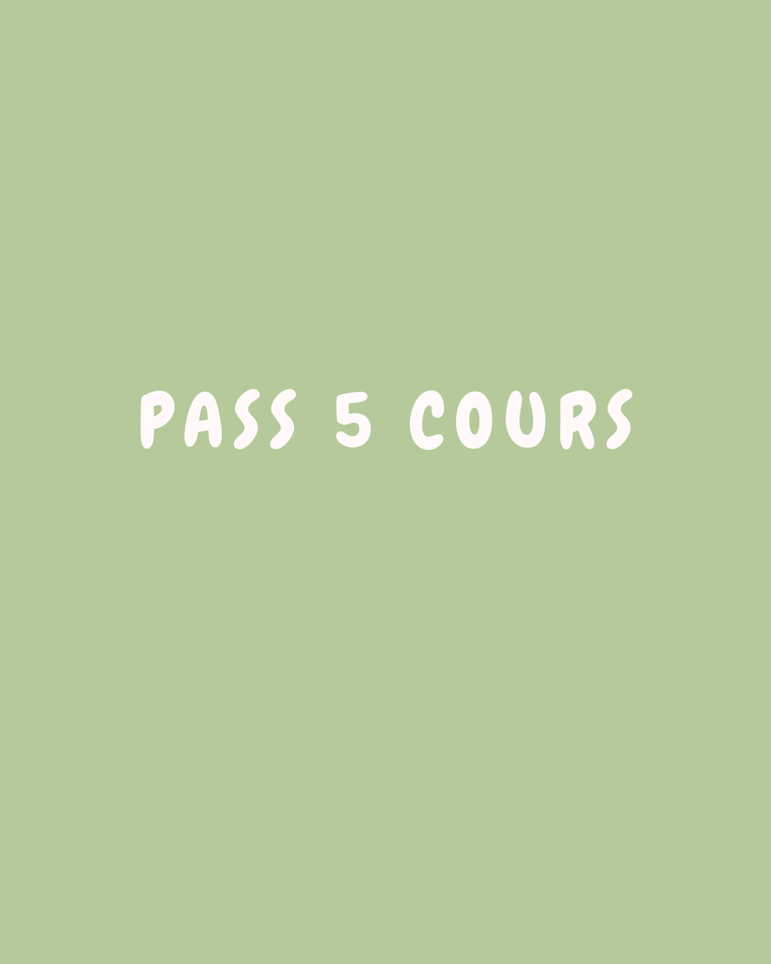 Pass 5 cours