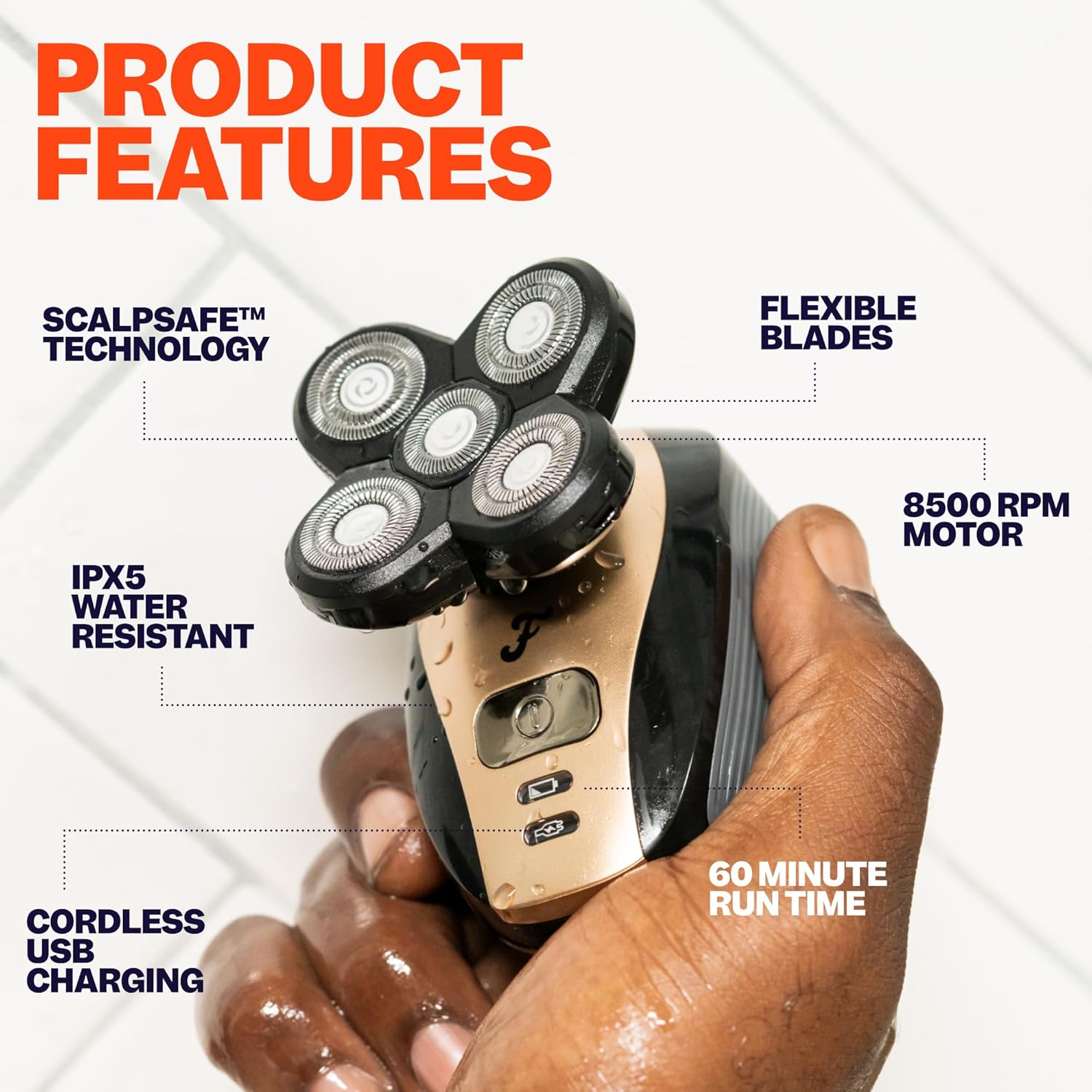 Freebird Flex Series Electric Rotary Shaver