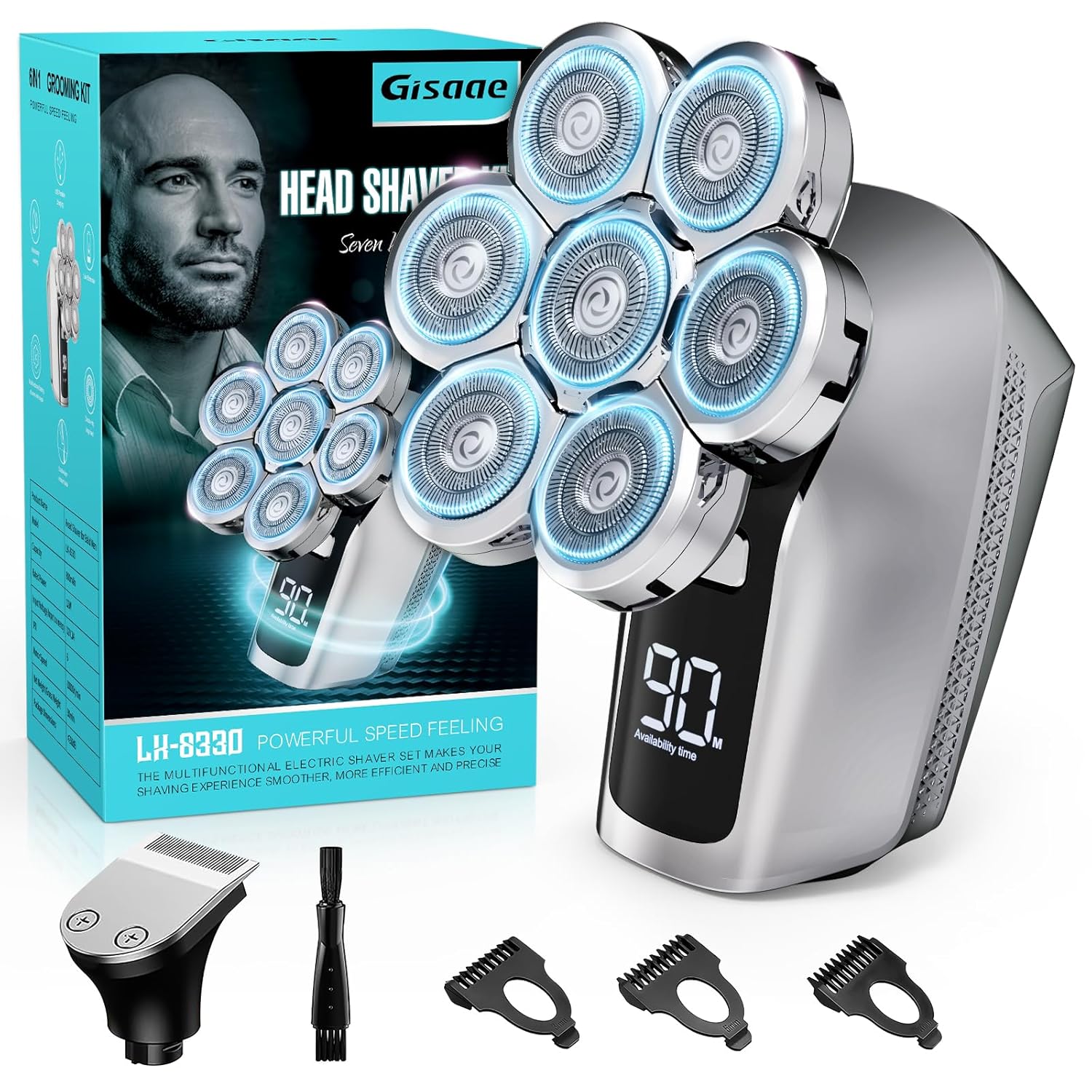 Gisaae Electric Head Shaver