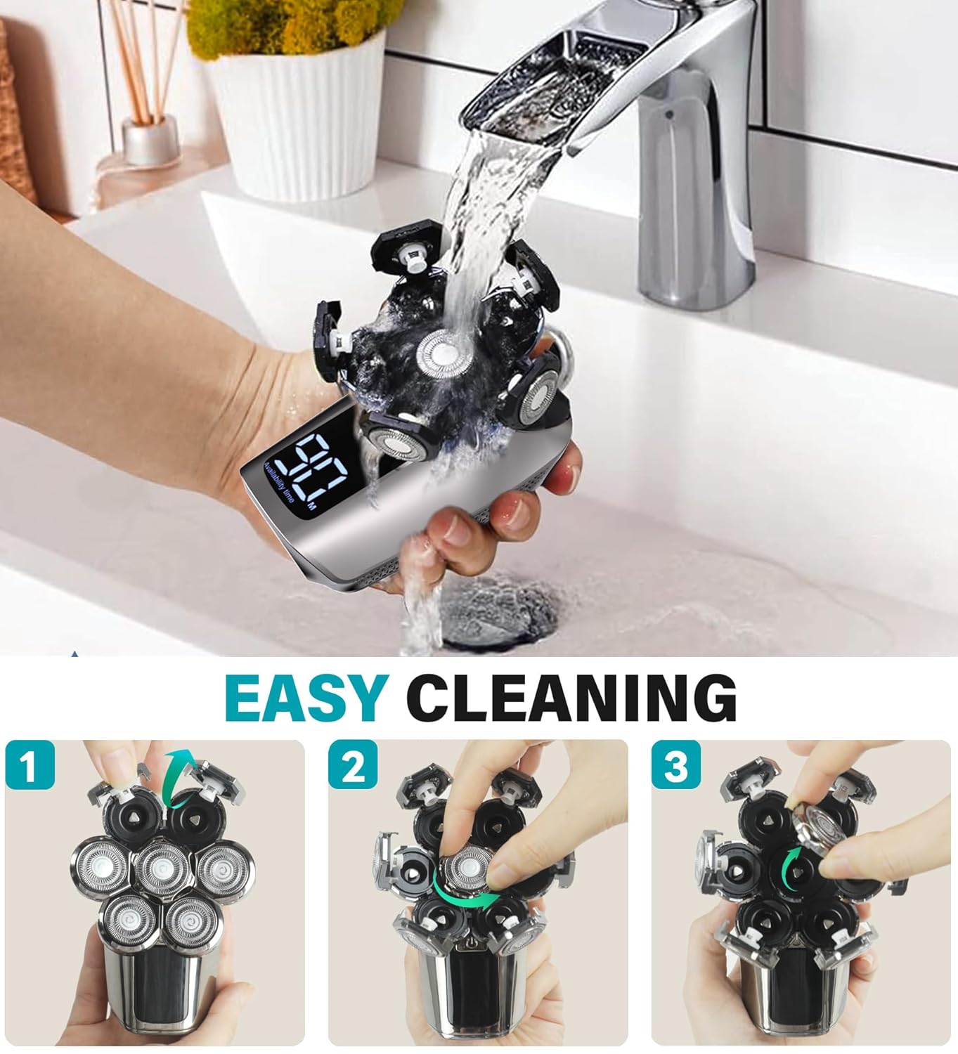 Gisaae Electric Head Shaver