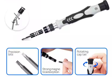 Jeu de tournevis multifonctions 115 en 1