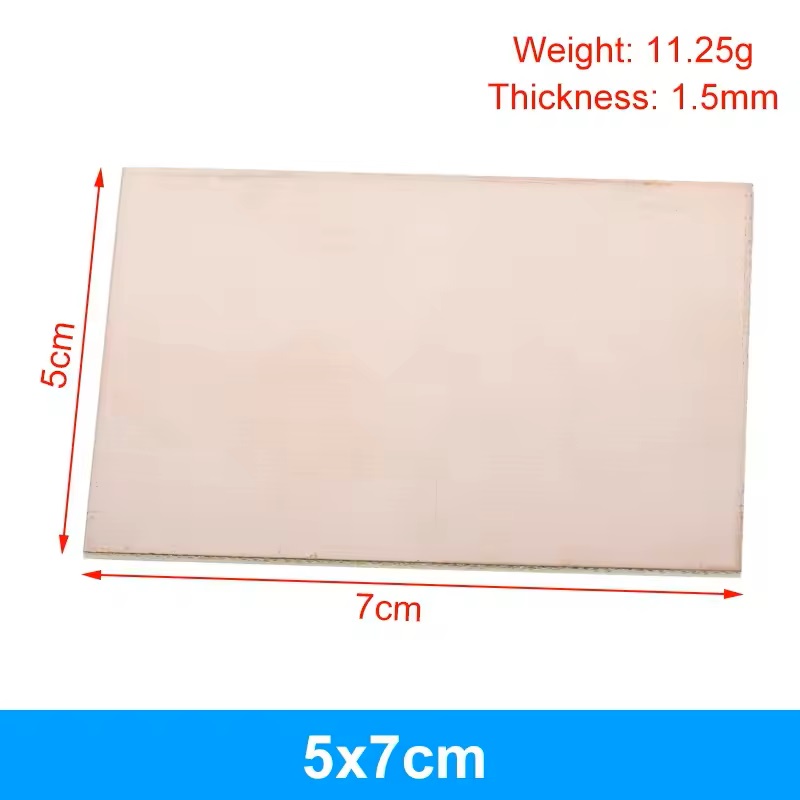 Plaquette Cuivrée - Une face