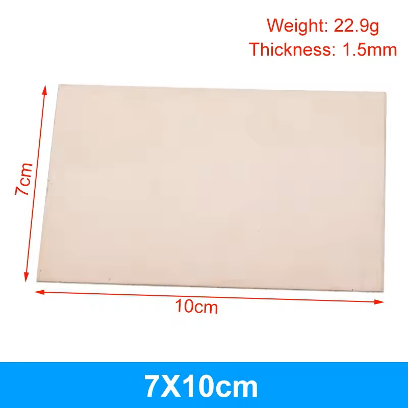 Plaquette Cuivrée - Une face