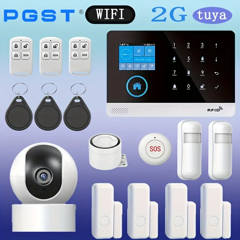 Système d'alarme sans fil PGST pour la maison Tuya Smart Home WIFI