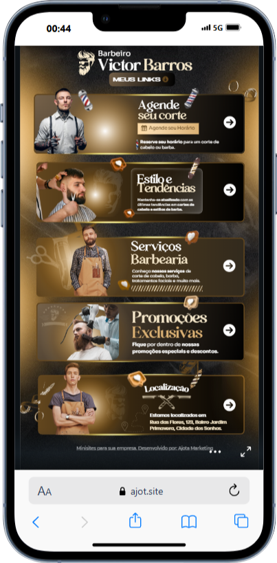 Mini Site Personalizado