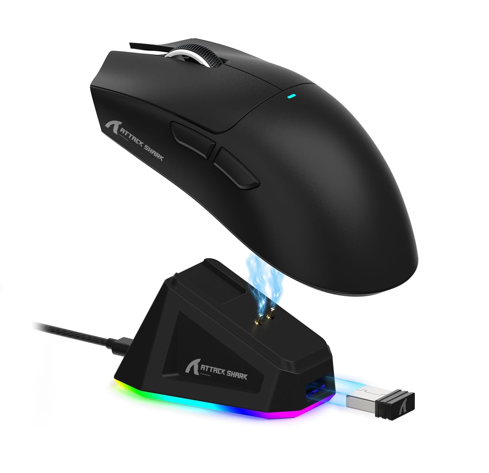 Mouse Attack shark X11 Sem fio 22000dpi Wireless RECARREGAVEL