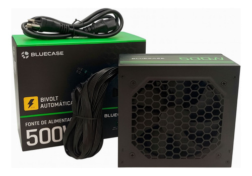 FONTE 500W Bivolt Auto PS/2 FONTE DE ALIMENTAÇÃO