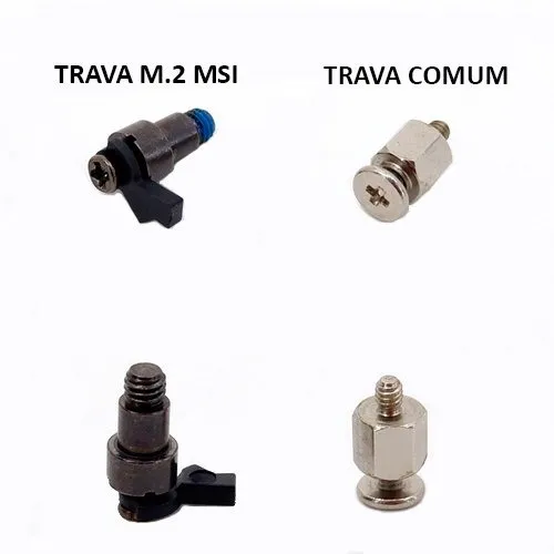 Parafuso Para Fixação de Nvme com Trava Fixa